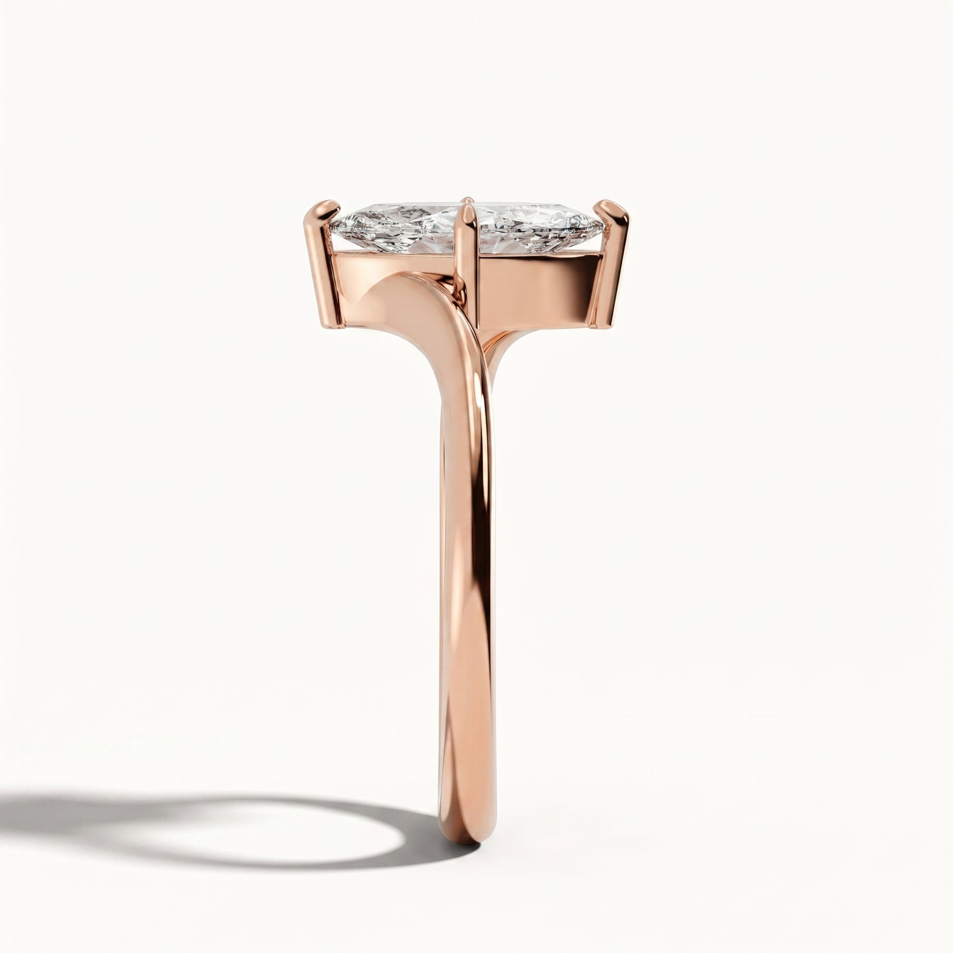 Lily - Rose Gold - lily-RG-marquise-side