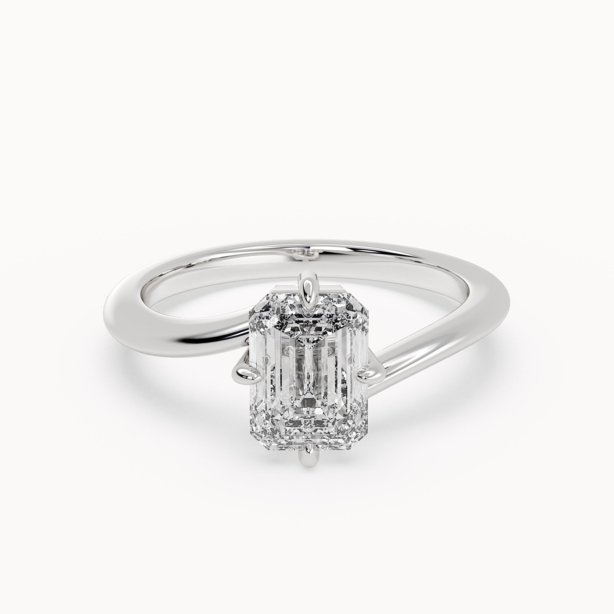 Lily - White Gold - lily-WG-emerald-hero