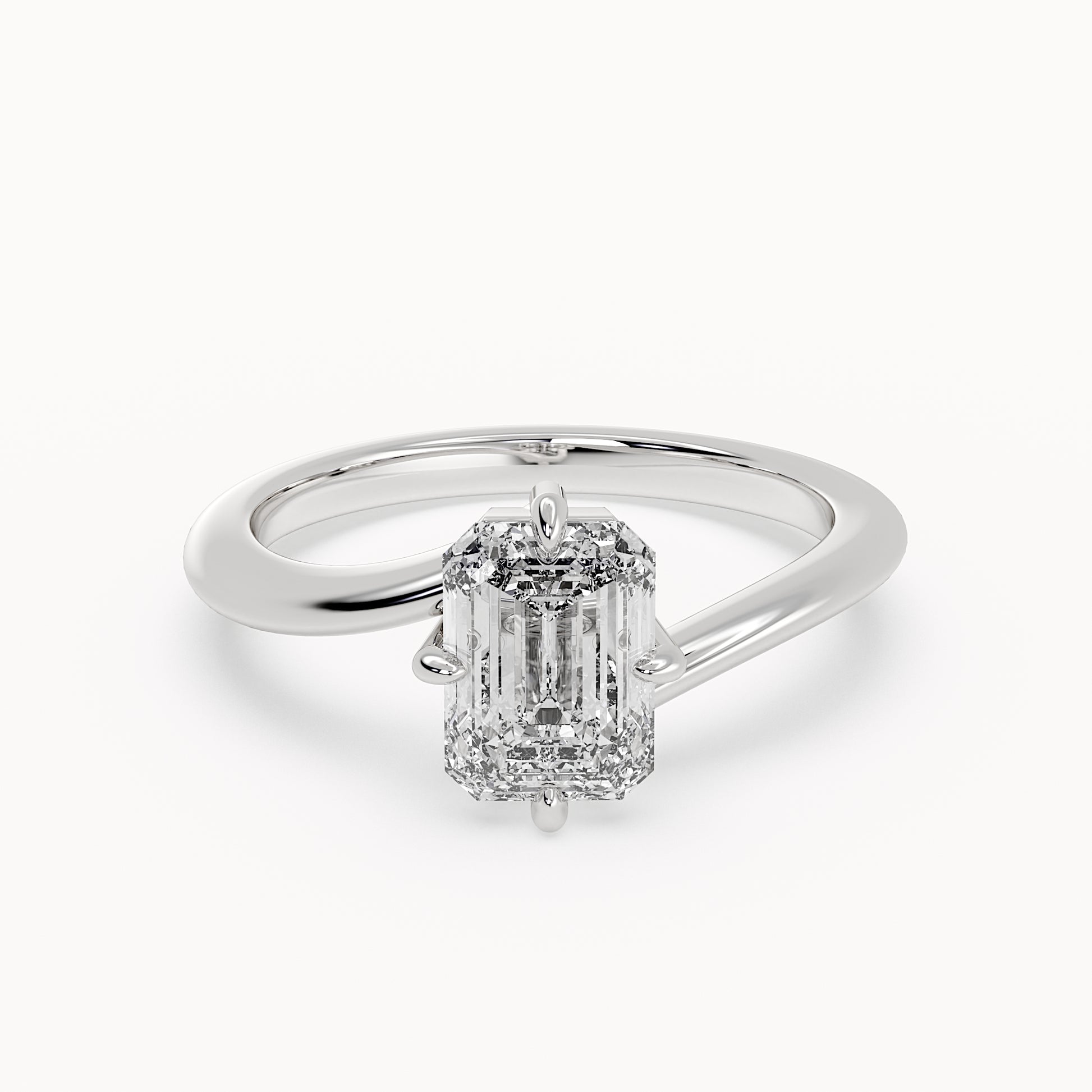 Lily - White Gold - lily-WG-emerald-hero