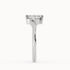Lily - White Gold - lily-WG-emerald-side