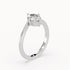 Lily - White Gold - lily-WG-oval-angle