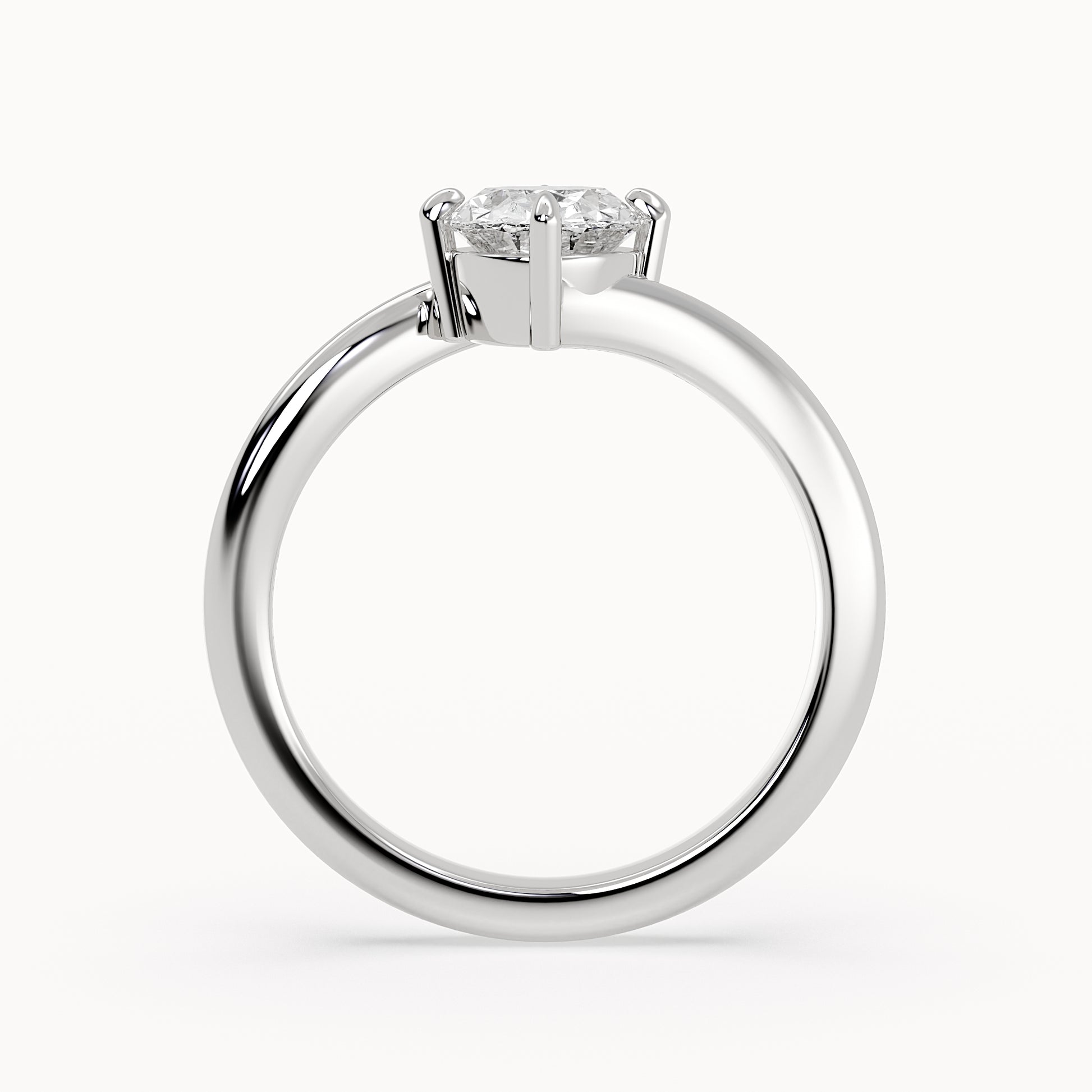Lily - White Gold - lily-WG-oval-front