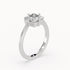 Lily - White Gold - lily-WG-princess-angle