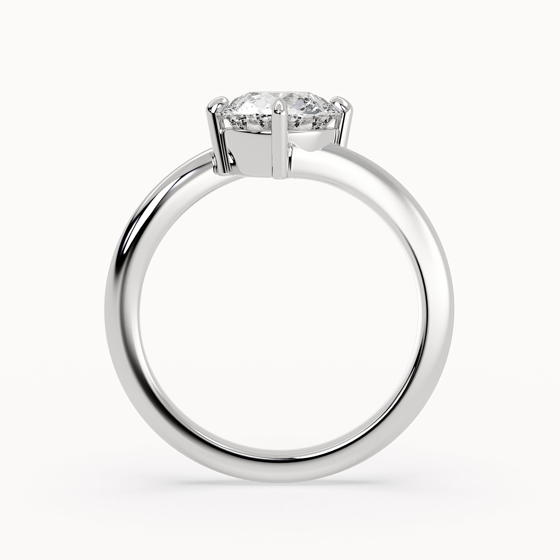 Lily - White Gold - lily-WG-round-front