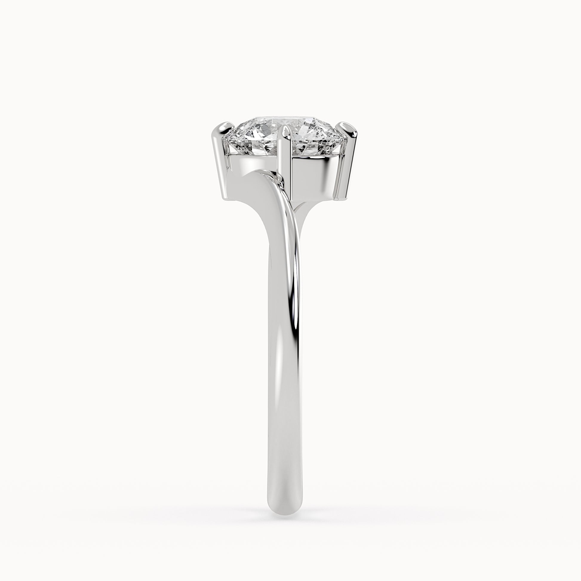 Lily - White Gold - lily-WG-round-side