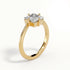 Lily - Yellow Gold - lily-YG-princess-angle