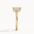 Lily - Yellow Gold - lily-YG-princess-side