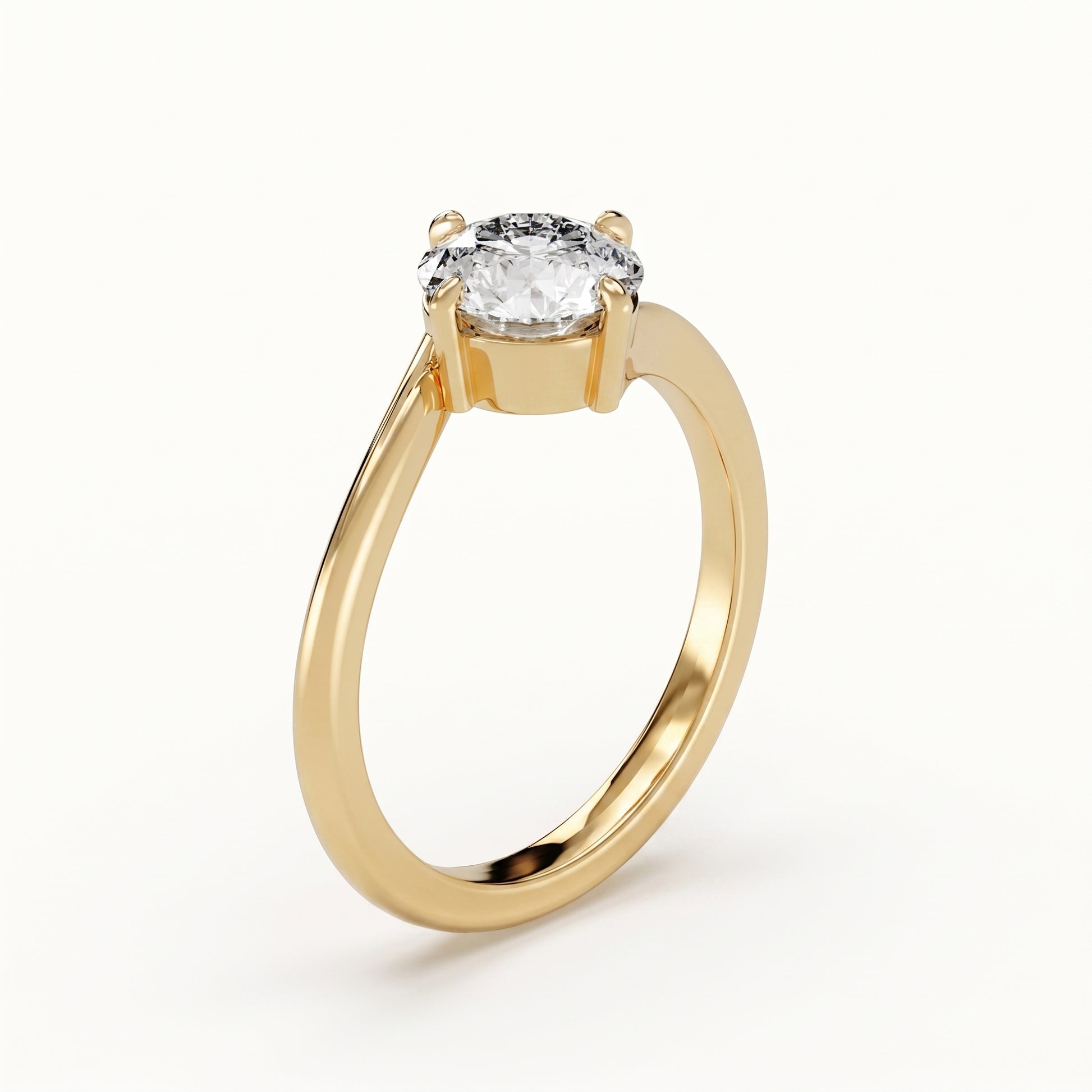 Lily - Yellow Gold - lily-YG-round-angle