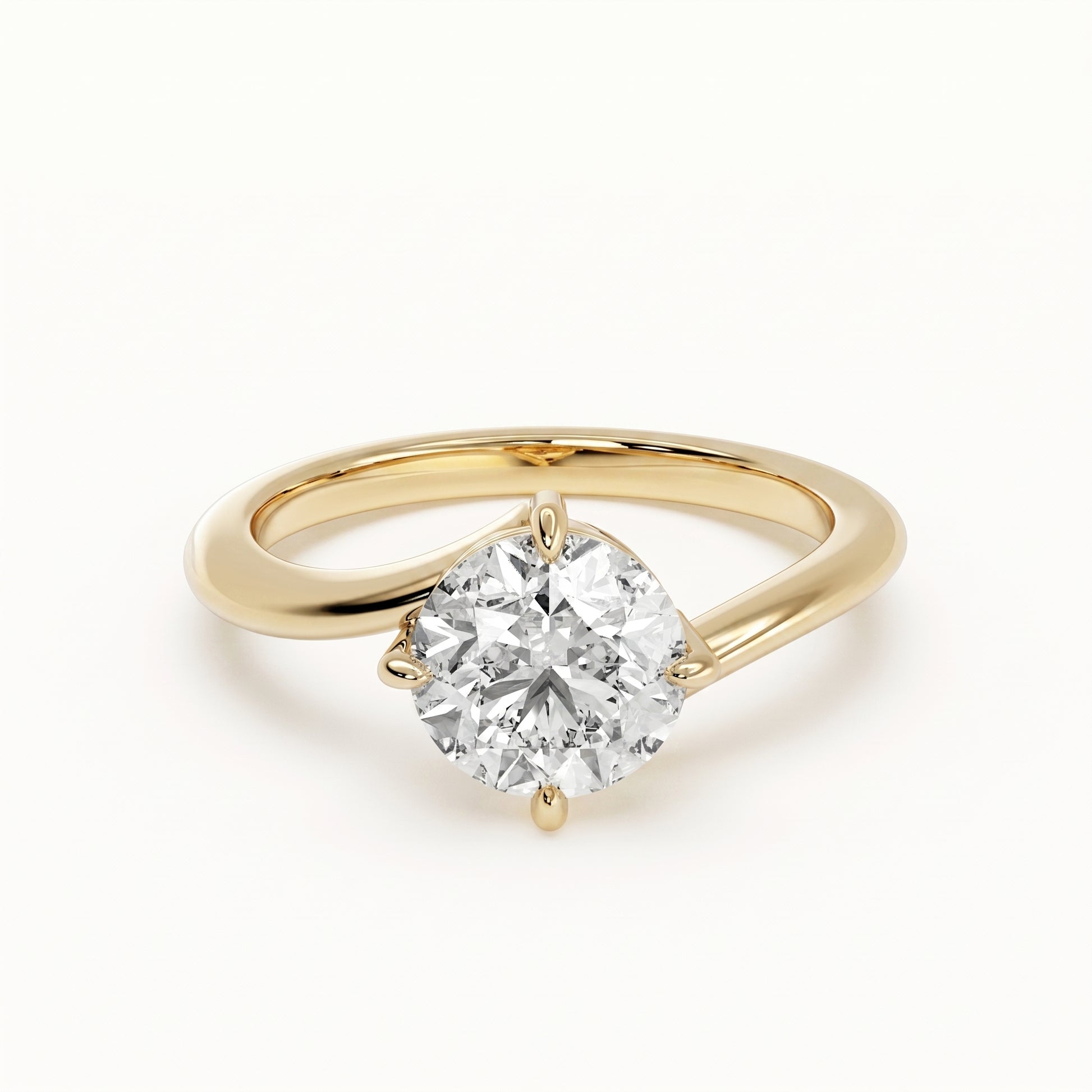 Lily - Yellow Gold - lily-YG-round-hero