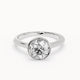 Lorelai - Classic Micropavé Hidden Halo Lab Grown Diamond Engagement Ring - Round