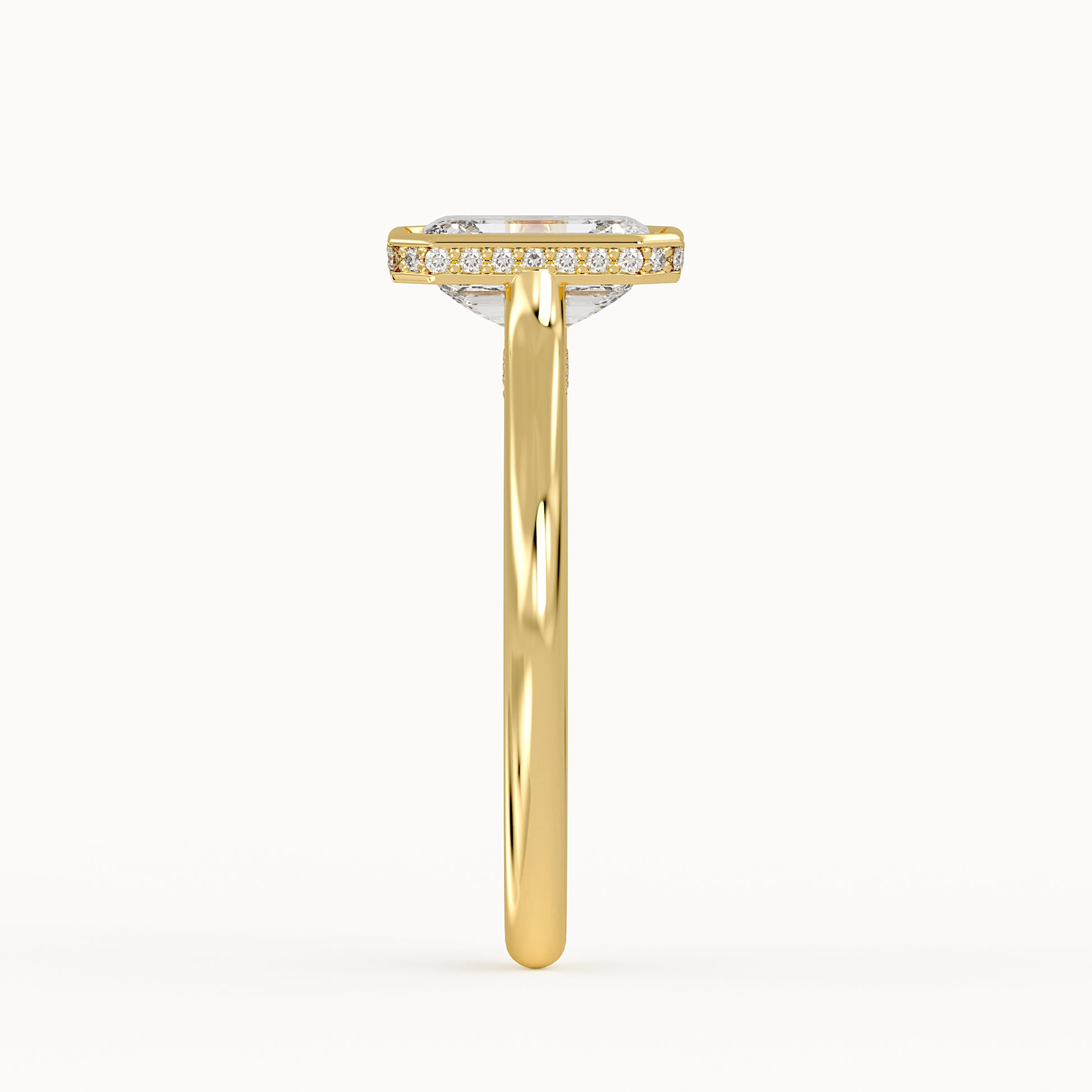 Lorelai - Yellow Gold - lorelai-YG-emerald-side