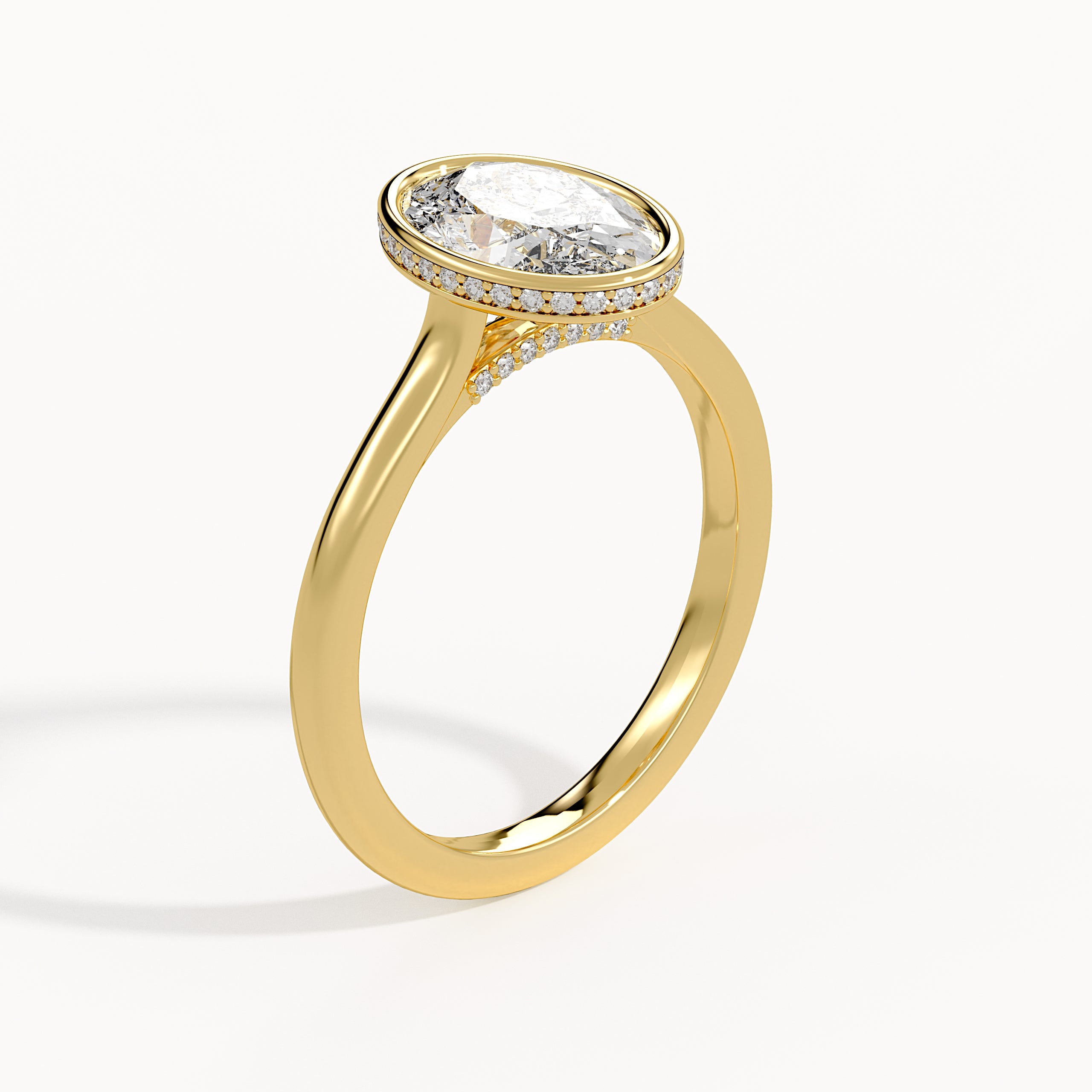 Lorelai - Yellow Gold - lorelai-YG-oval-angle