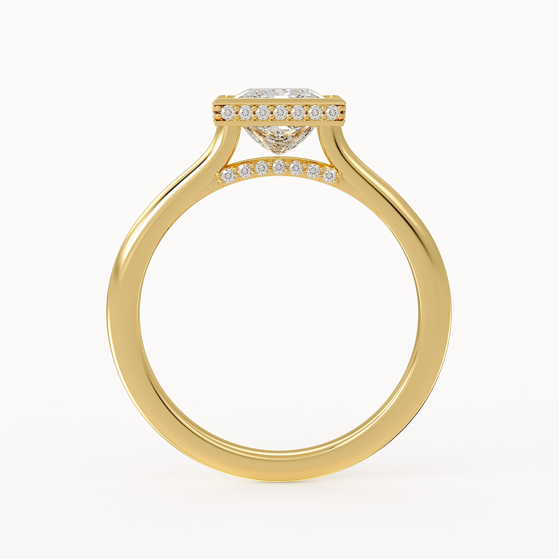 Lorelai - Yellow Gold - lorelai-YG-princess-front
