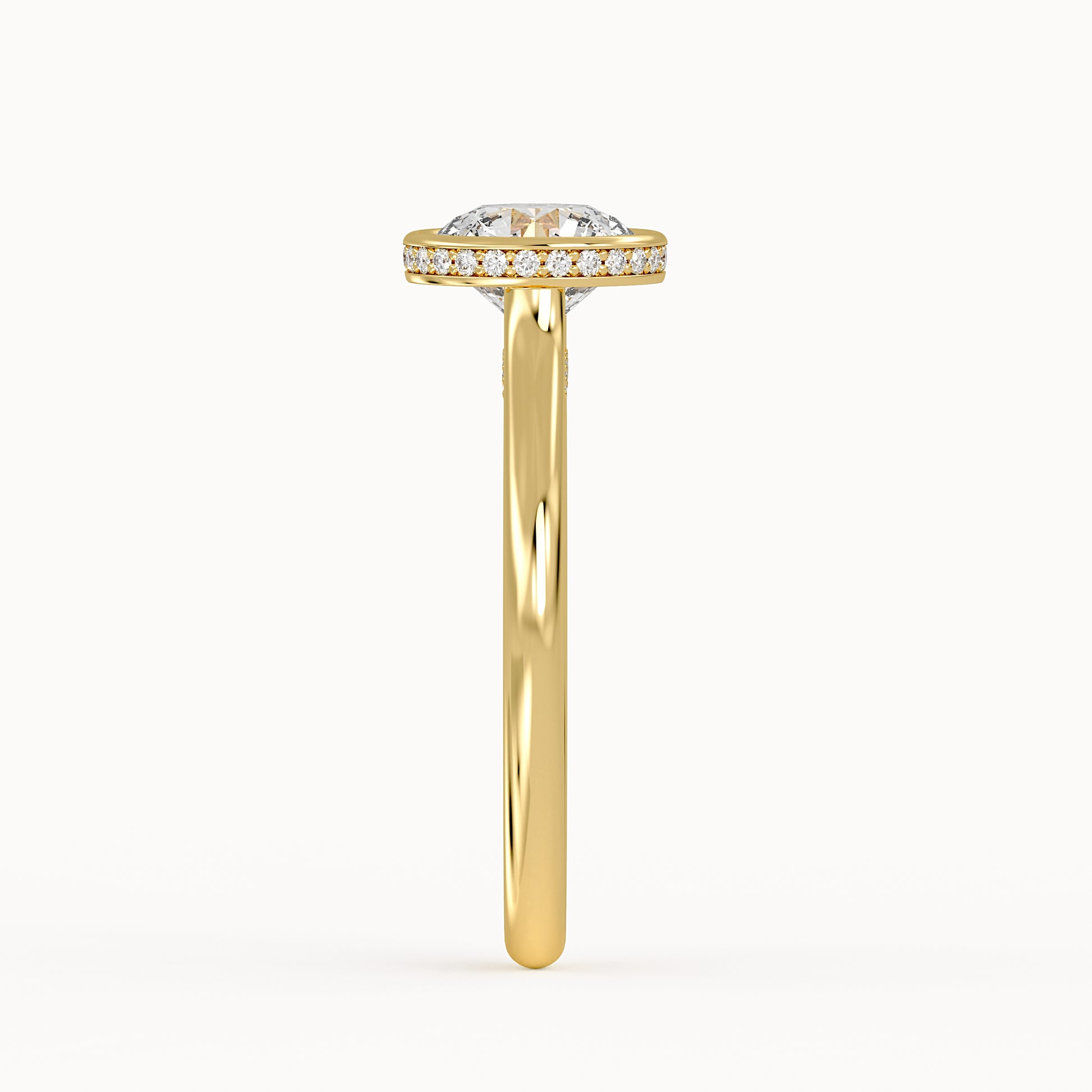 Lorelai - Yellow Gold - lorelai-YG-round-side