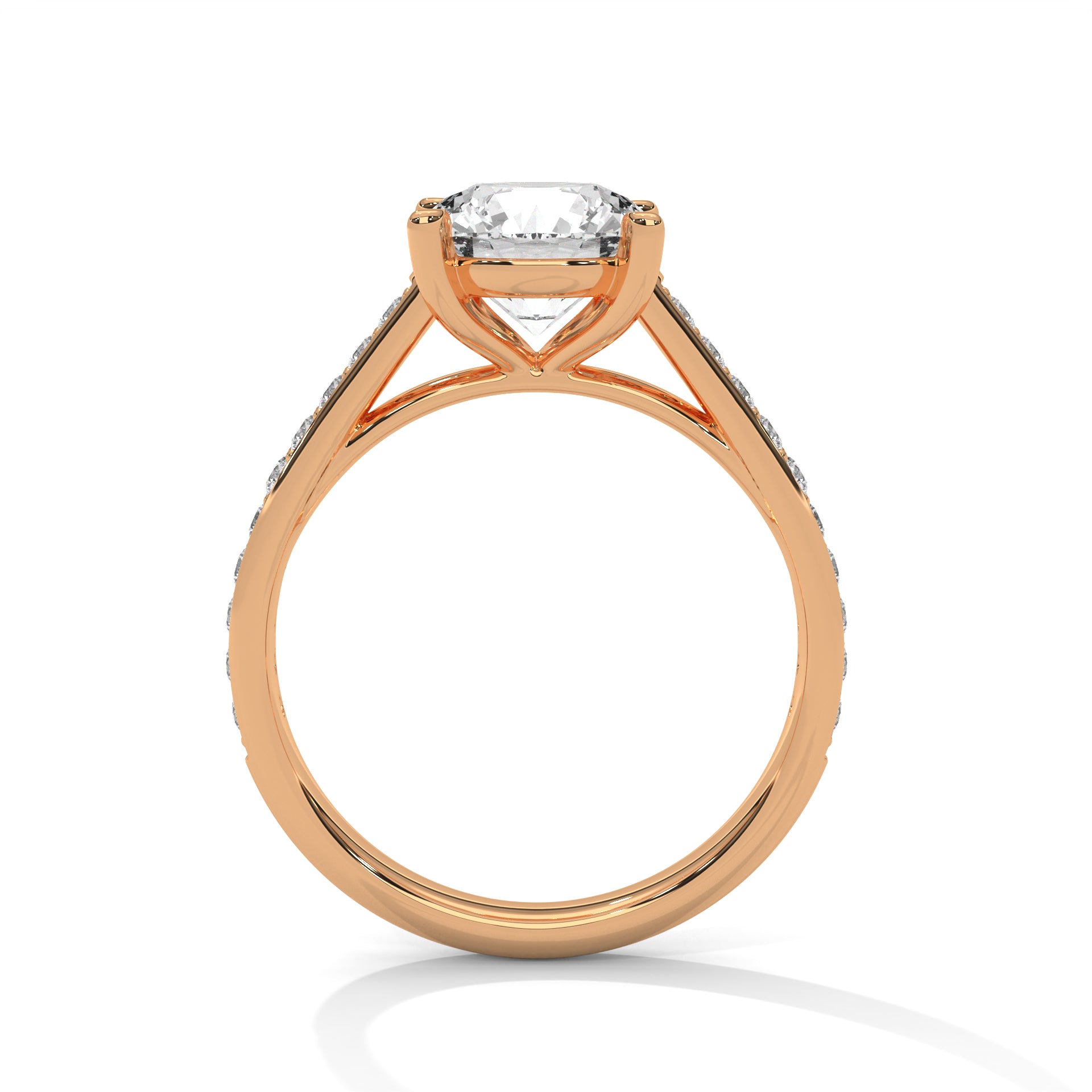 Luna - Rose Gold - luna-RG-round-front
