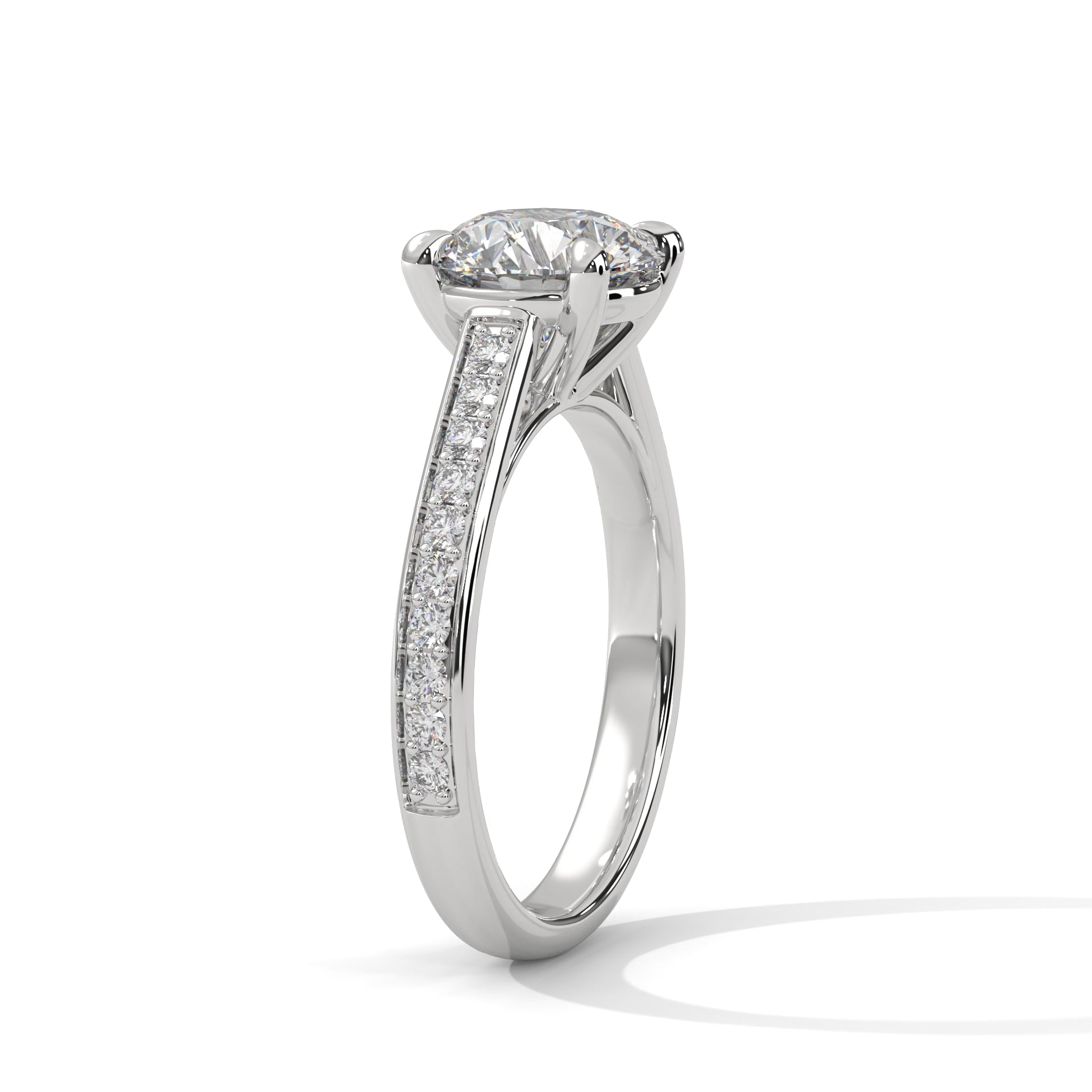Luna - White Gold - luna-WG-round-side