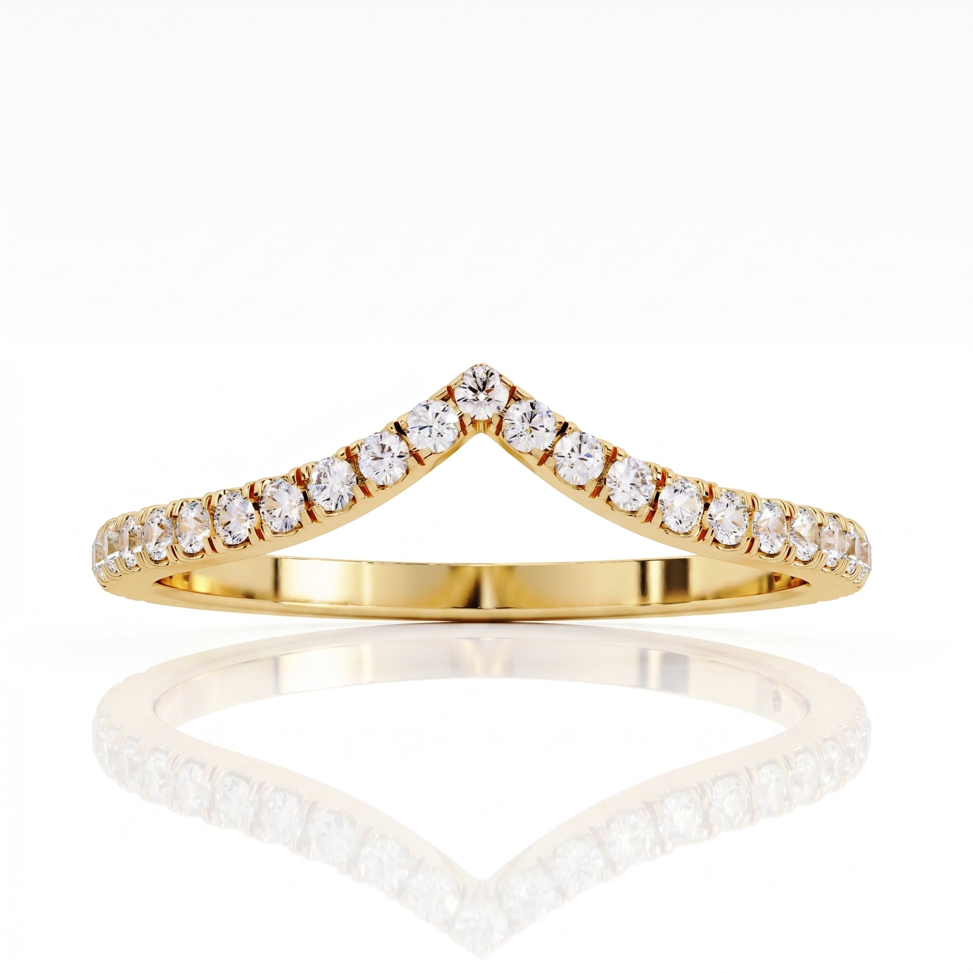 Lyra - Yellow Gold - lyra-YG-round-angle