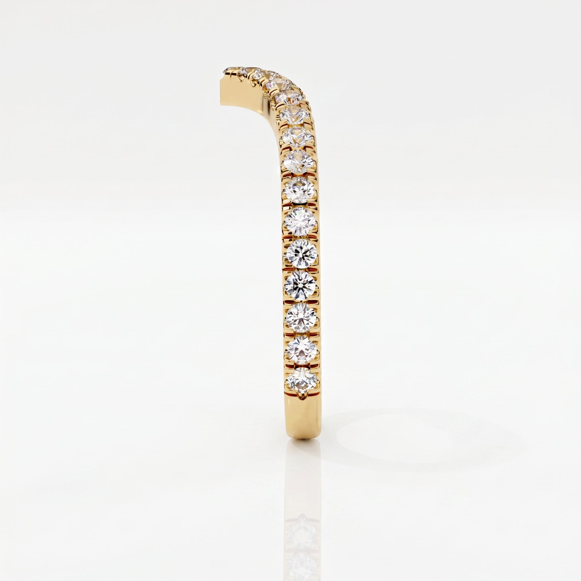 Lyra - Yellow Gold - lyra-YG-round-side