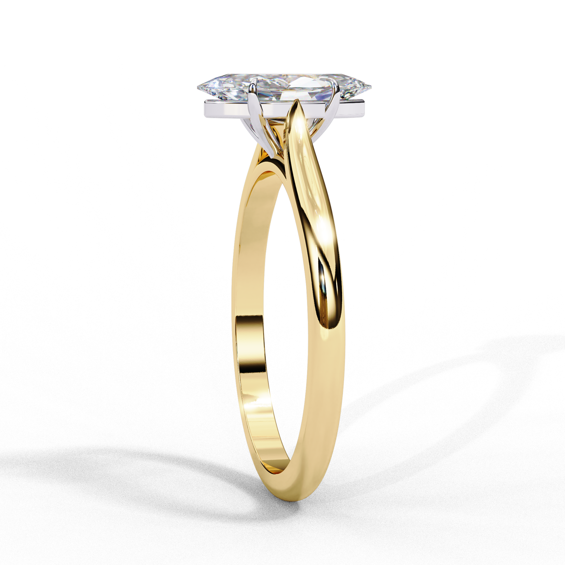 Maeve - Yellow Gold - maeve-YG-marquise-side