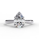 Margot - Delicate Cathedral Four-Prong Lab Grown Diamond Engagement Ring
