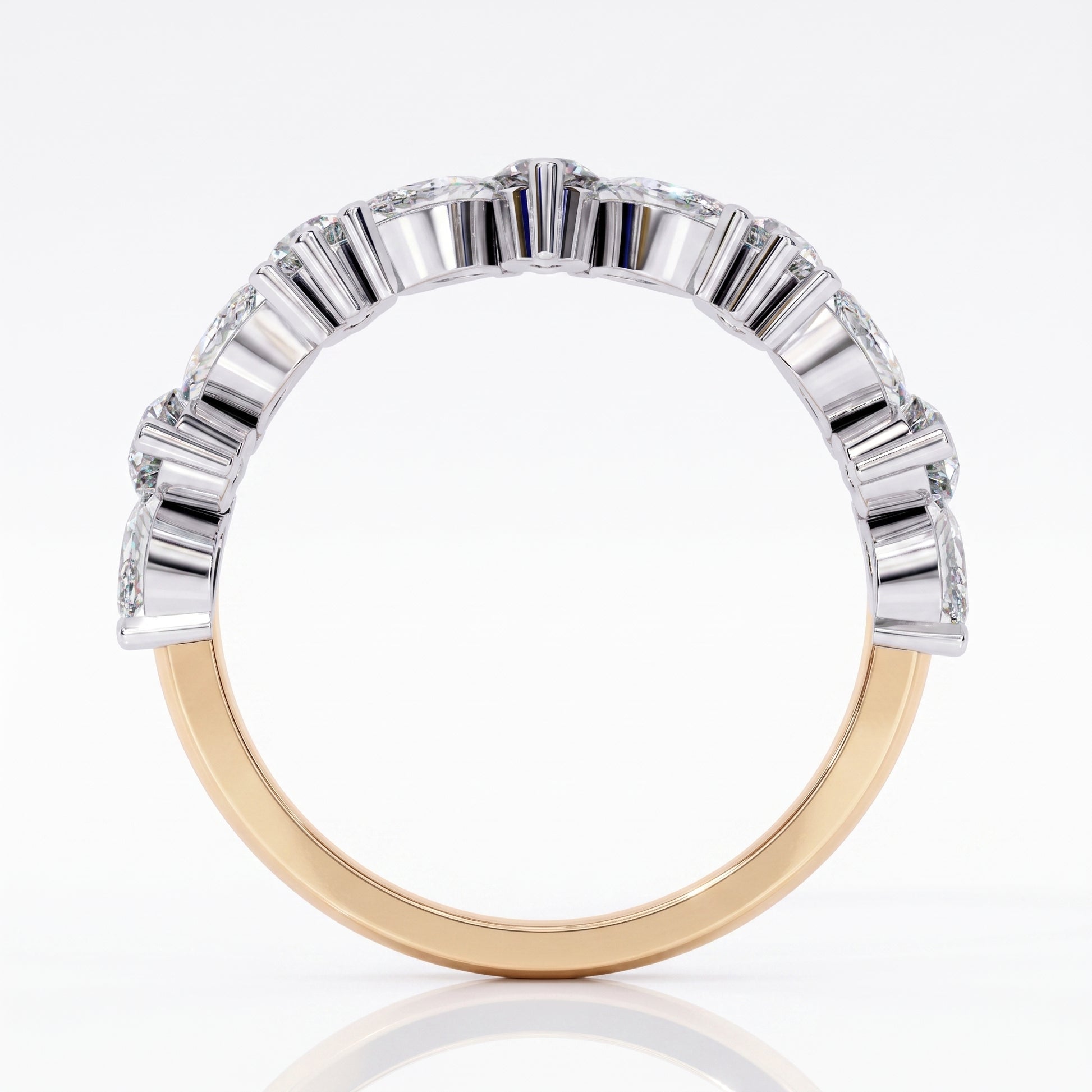 Marie - Rose Gold - marie-RG-round-front