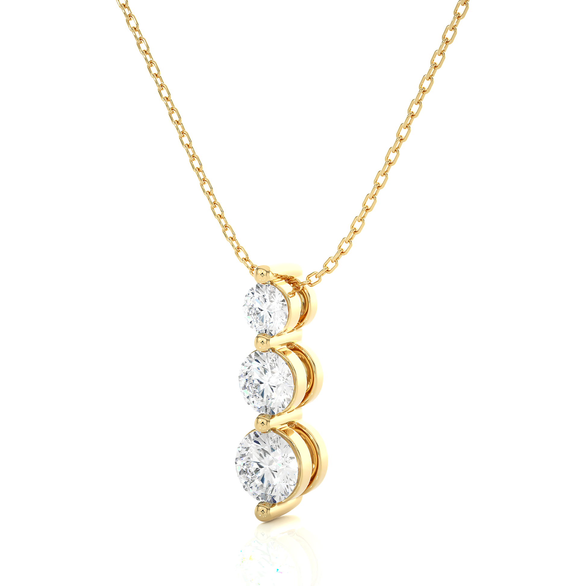Mathilde - Yellow Gold - mathilde-YG-round-front