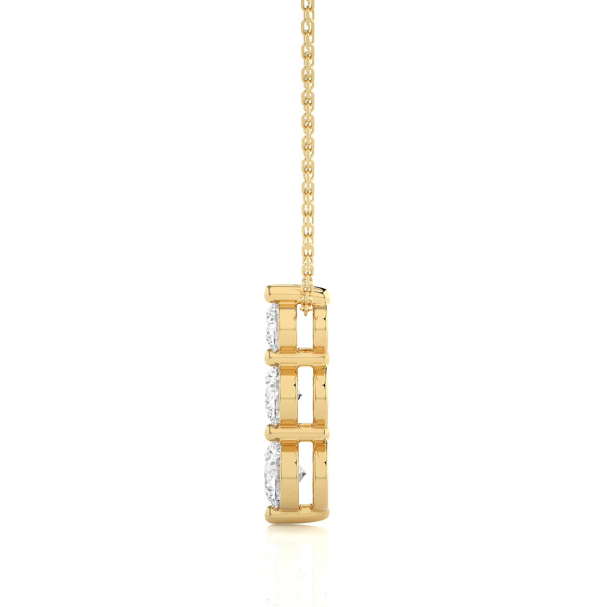 Mathilde - Yellow Gold - mathilde-YG-round-side