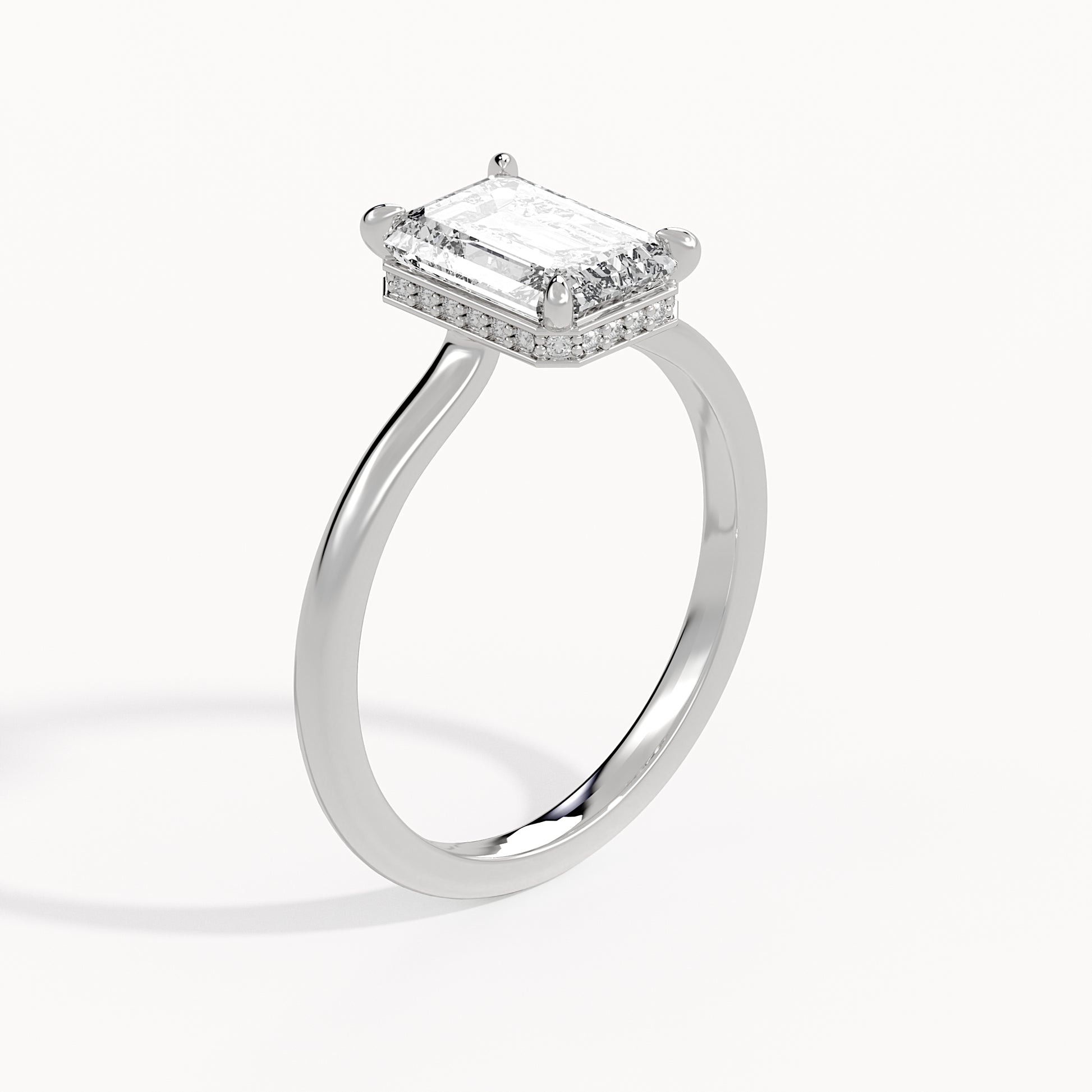 Meghan - White Gold - meghan-WG-emerald-angle