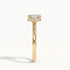Meghan - Yellow Gold - meghan-YG-cushion-side