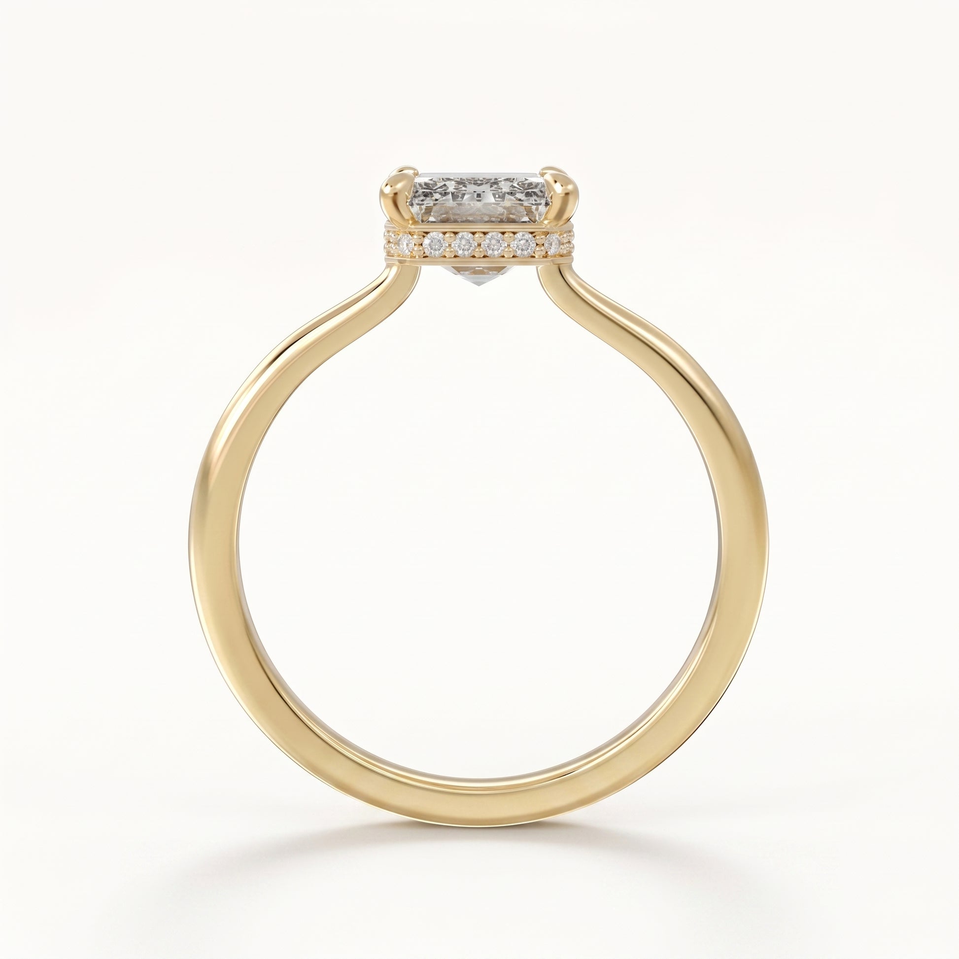 Meghan - Yellow Gold - meghan-YG-emerald-front