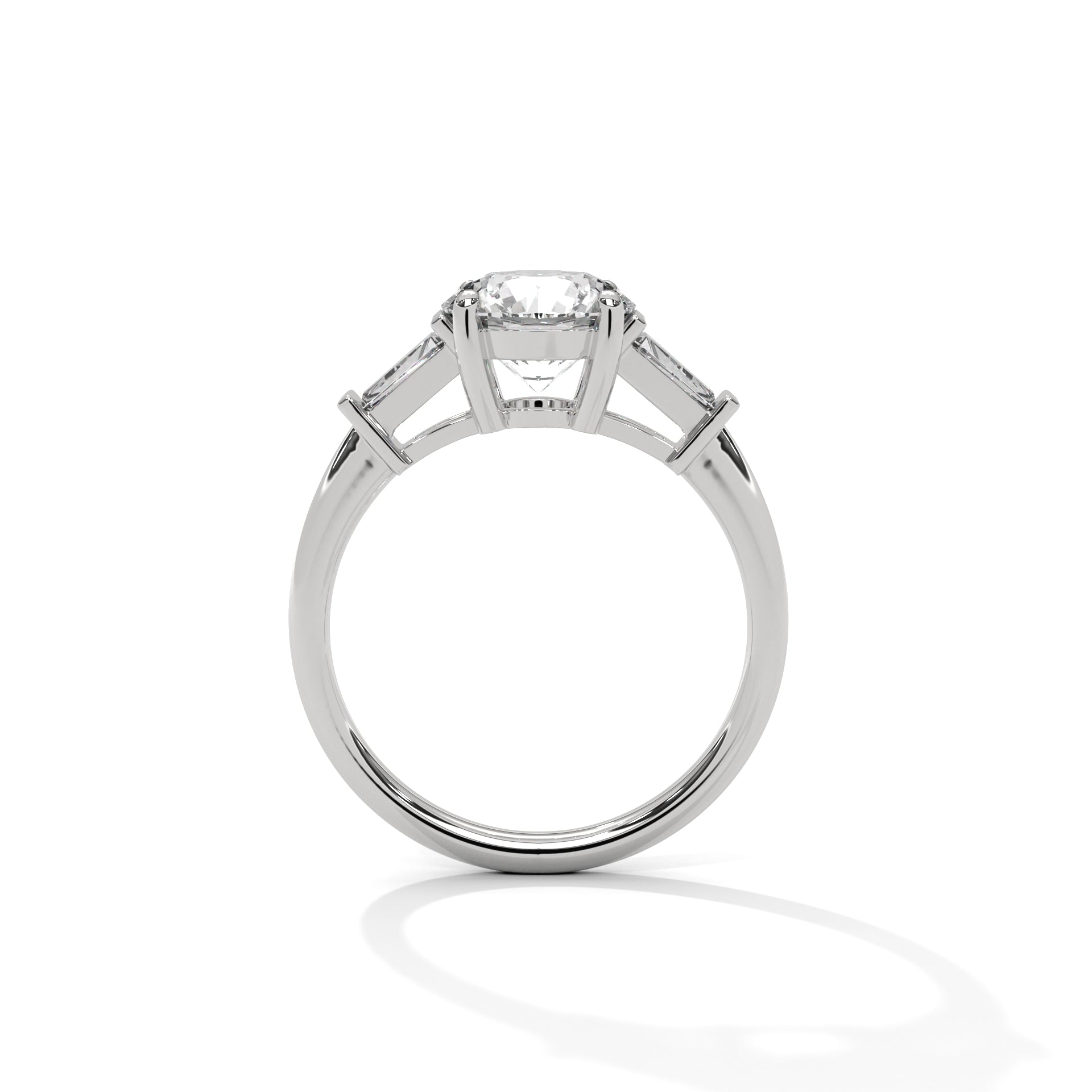 Mia - White Gold - round-front