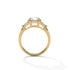 Mia - Yellow Gold - round-front