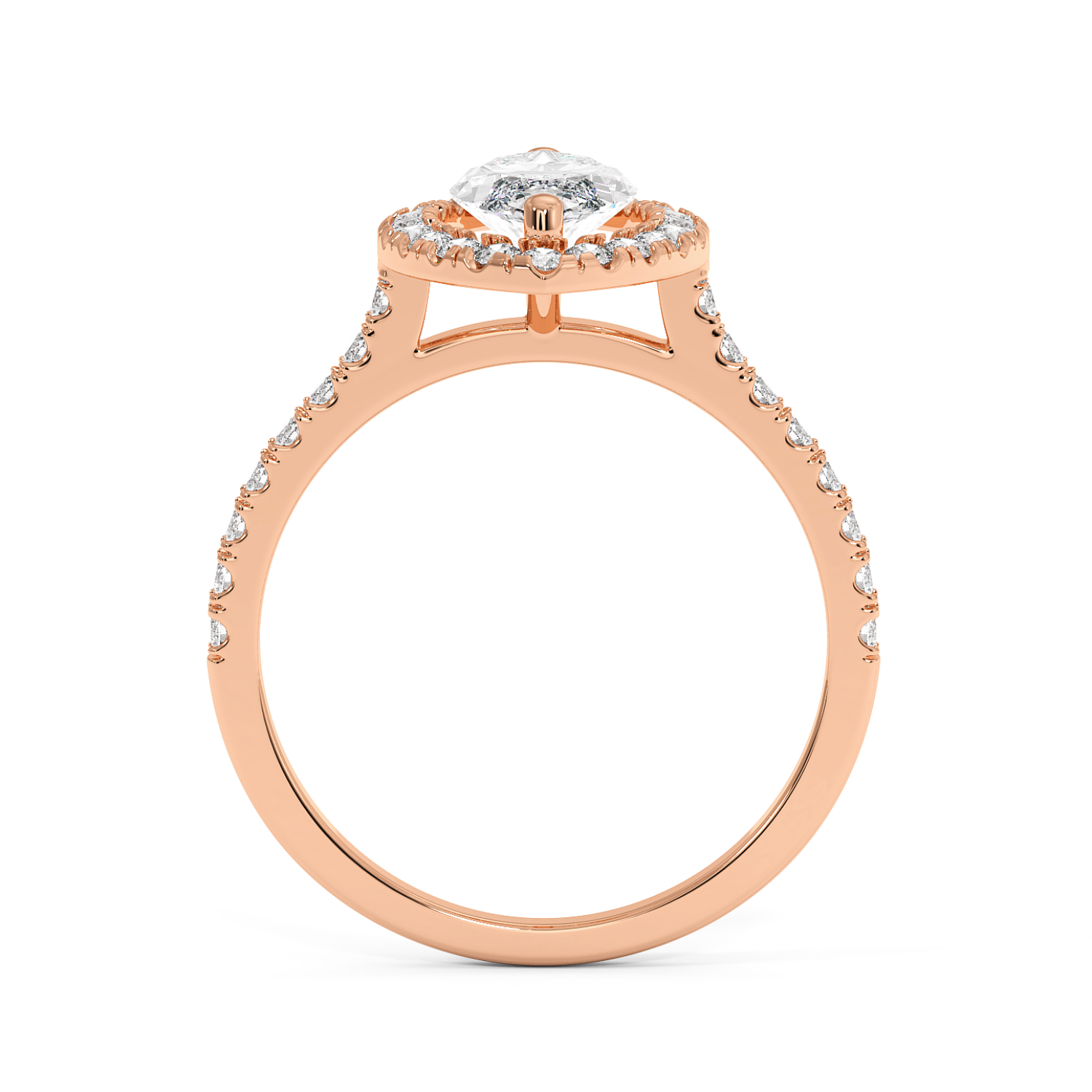 Miraat - Rose Gold - miraat-RG-marquise-front