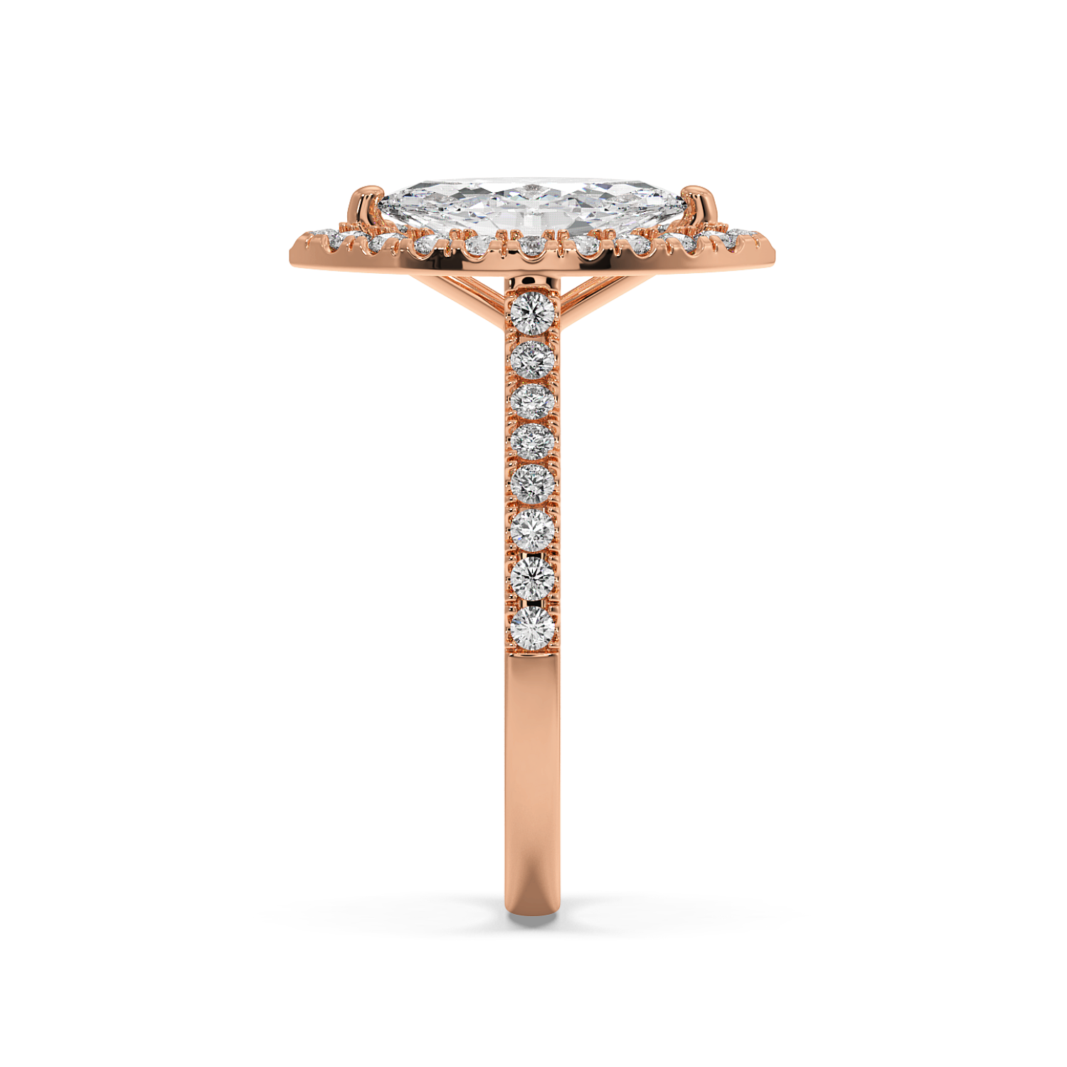 Miraat - Rose Gold - miraat-RG-marquise-side