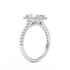 Miraat - White Gold - miraat-WG-emerald-angle