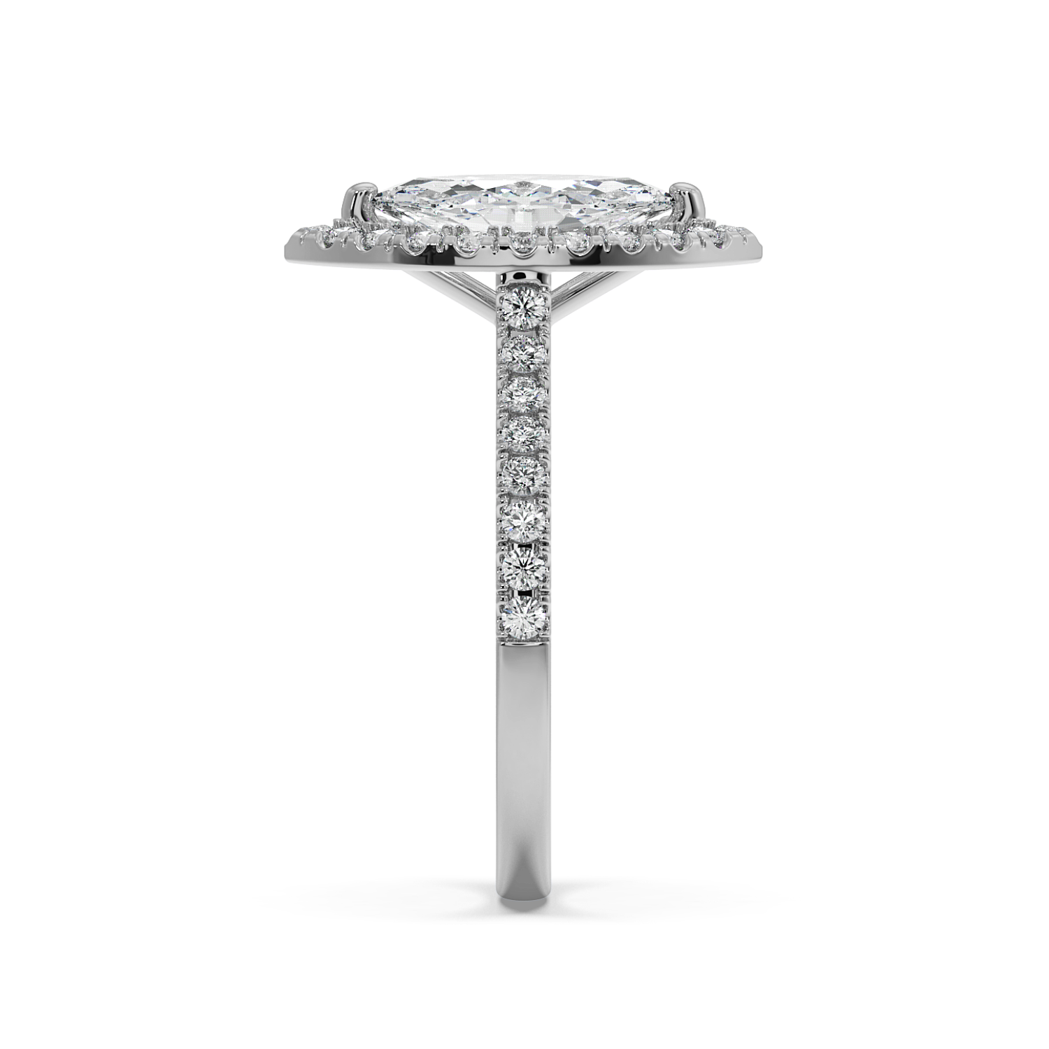 Miraat - White Gold - miraat-WG-marquise-side