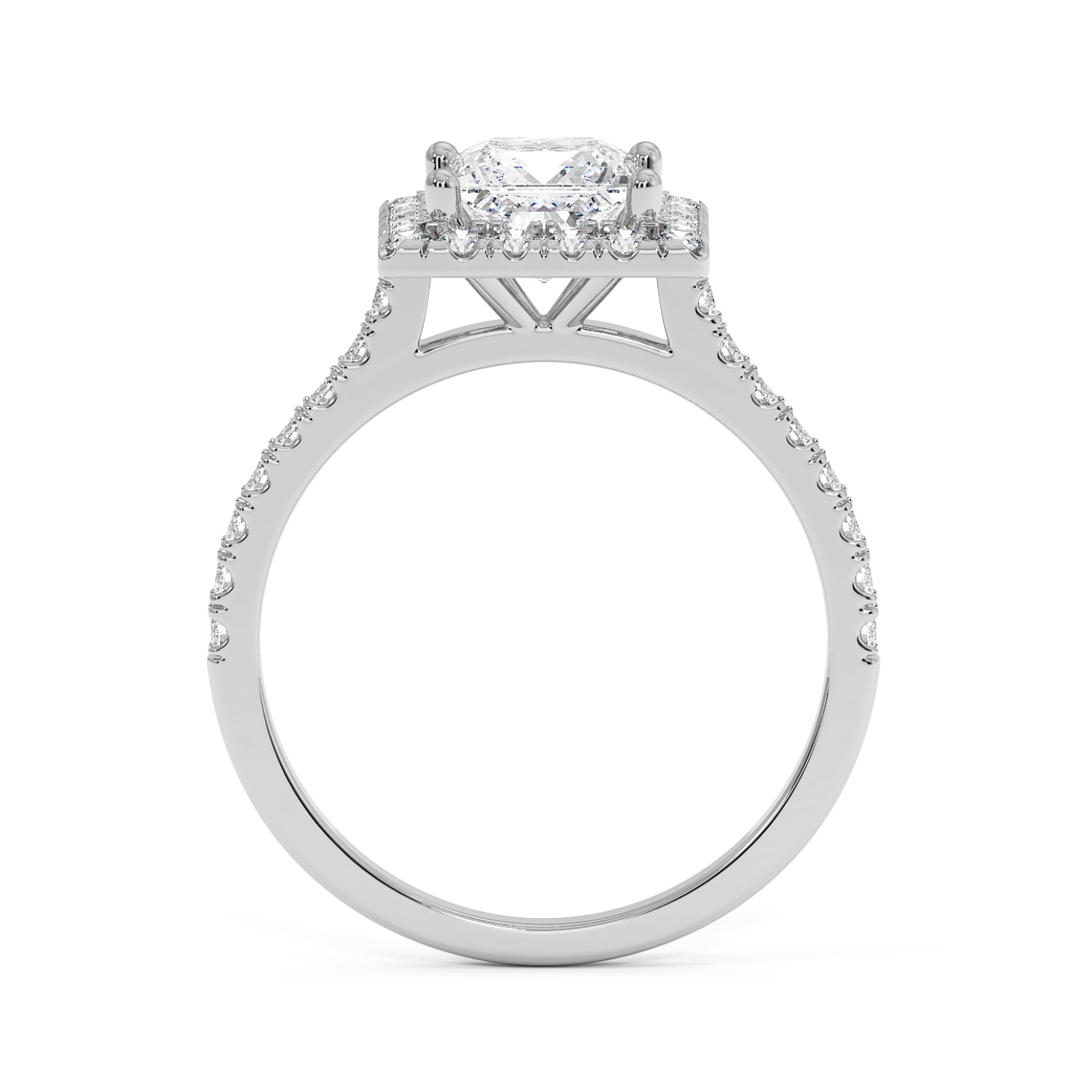 Miraat - White Gold - miraat-WG-princess-front