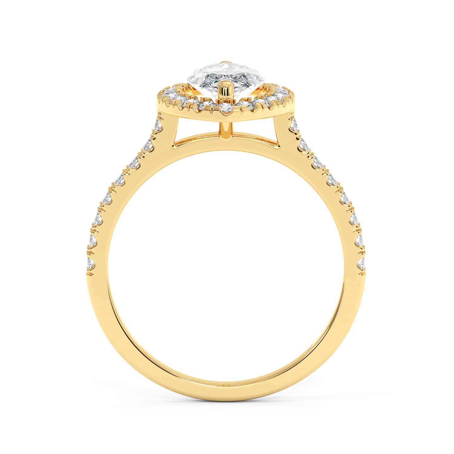 Miraat - Yellow Gold - miraat-YG-marquise-front