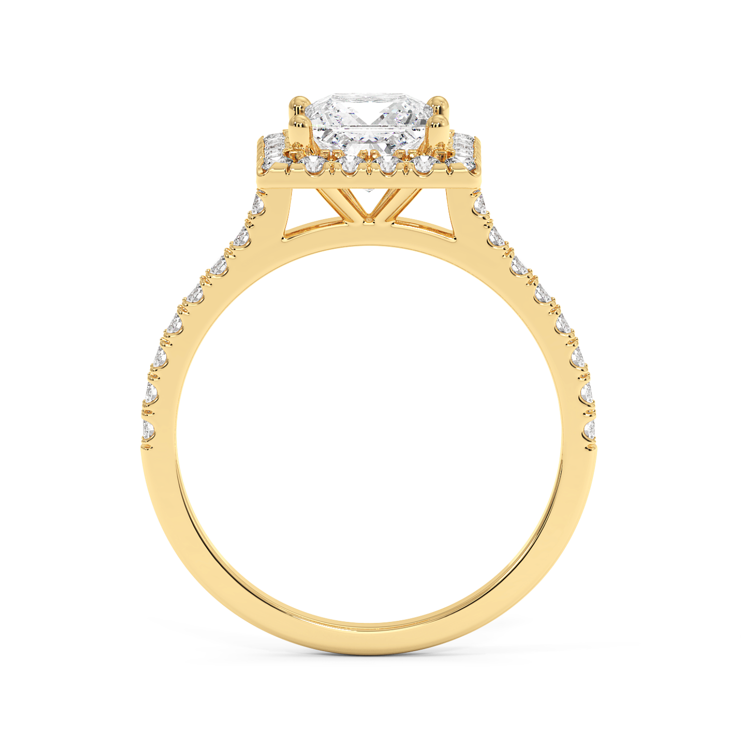 Miraat - Yellow Gold - miraat-YG-princess-front