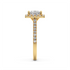 Miraat - Yellow Gold - miraat-YG-princess-side