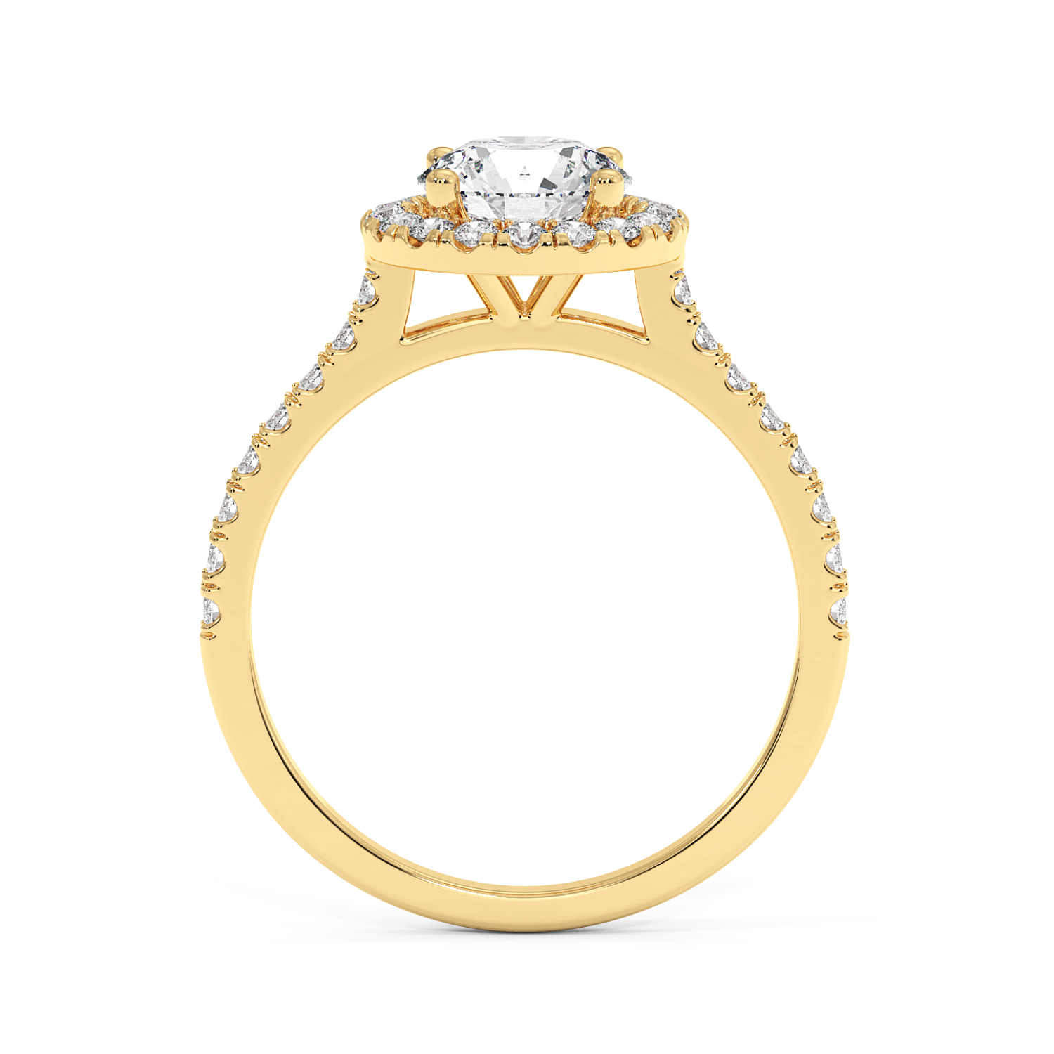 Miraat - Yellow Gold - miraat-YG-round-front