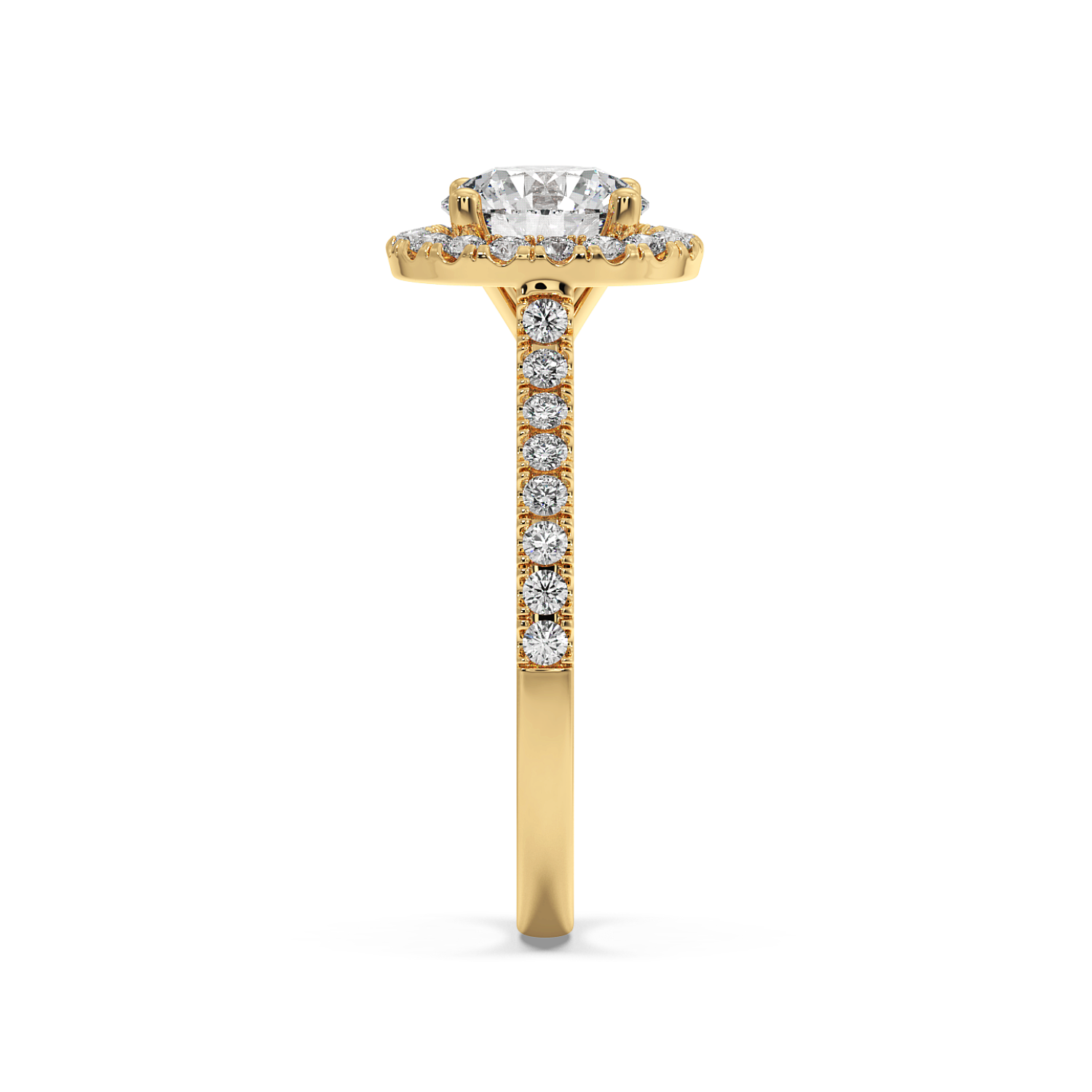 Miraat - Yellow Gold - miraat-YG-round-side