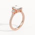 Monica - Rose Gold - monica-RG-emerald-angle