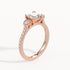 Monica - Rose Gold - monica-RG-princess-angle