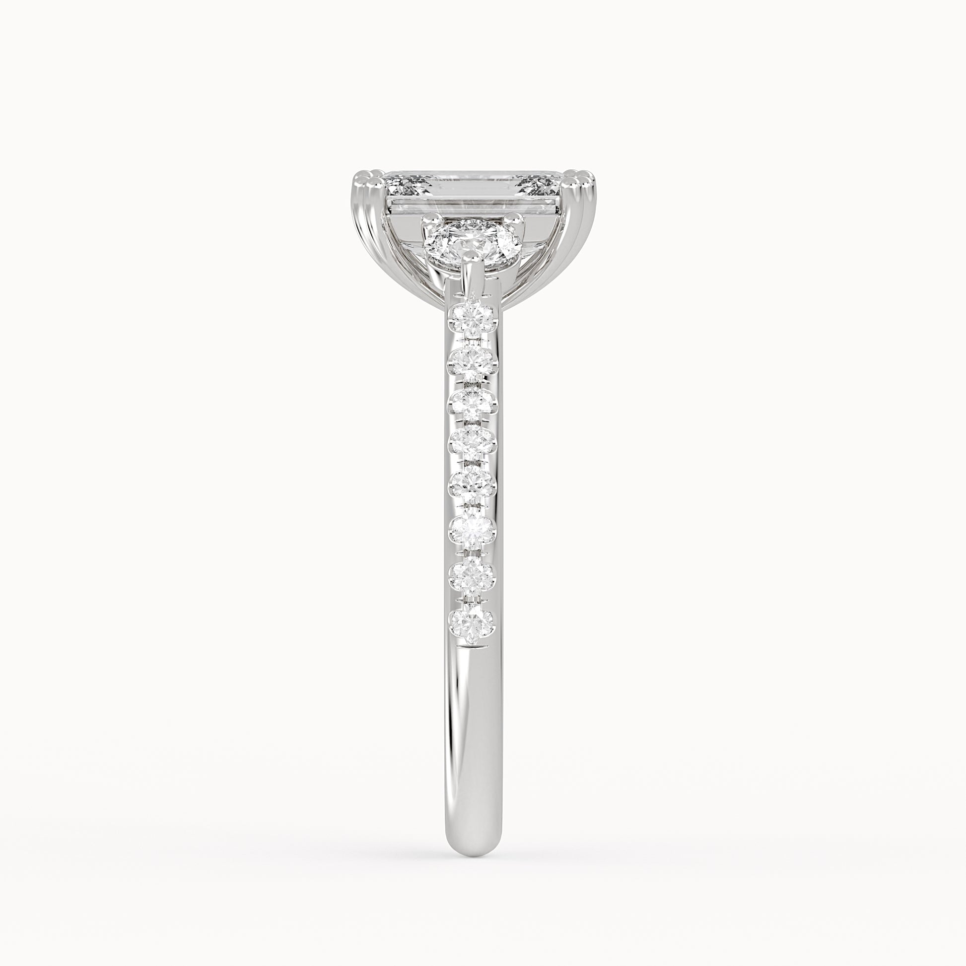 Monica - White Gold - monica-WG-emerald-side