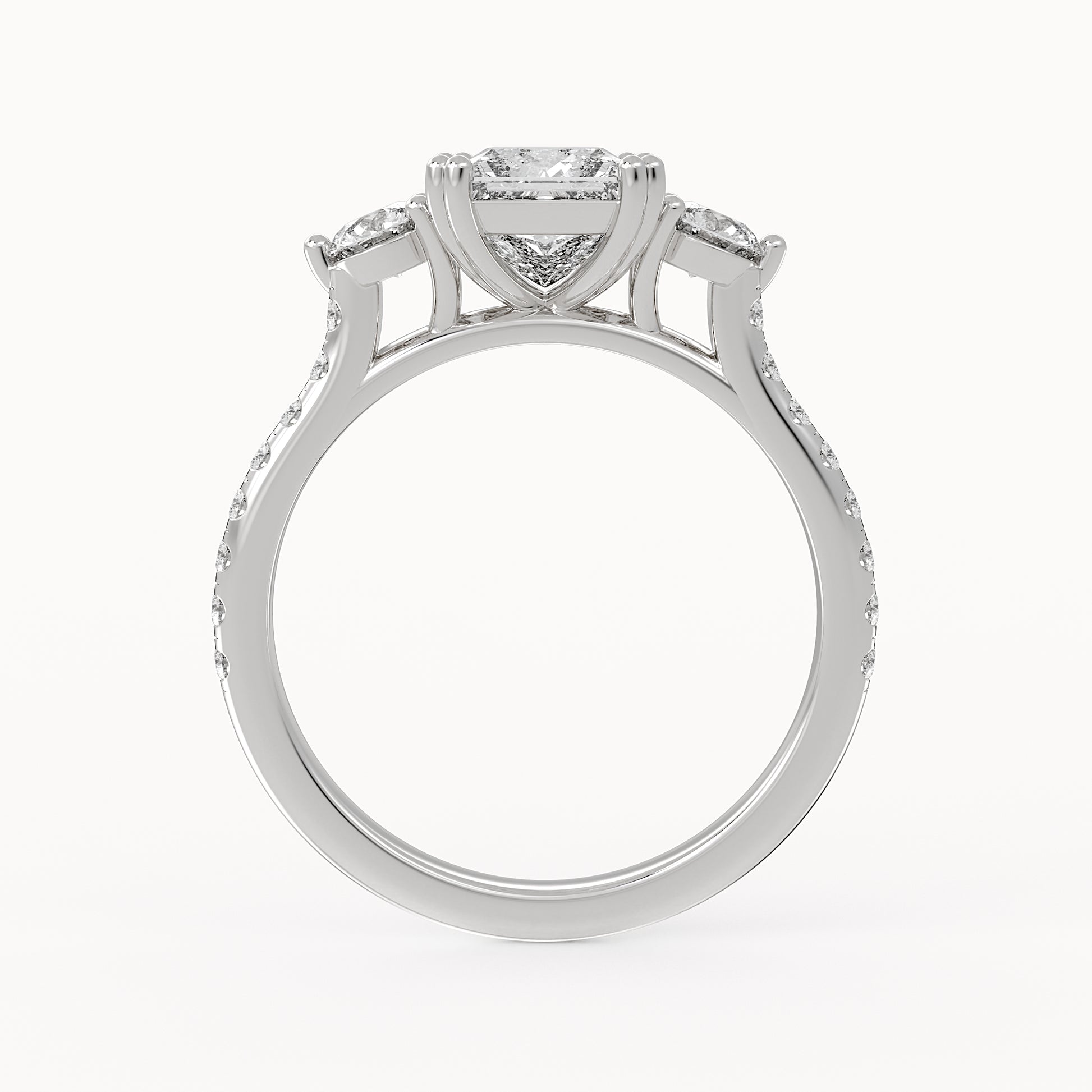 Monica - White Gold - monica-WG-princess-front