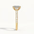Monica - Yellow Gold - monica-YG-oval-side