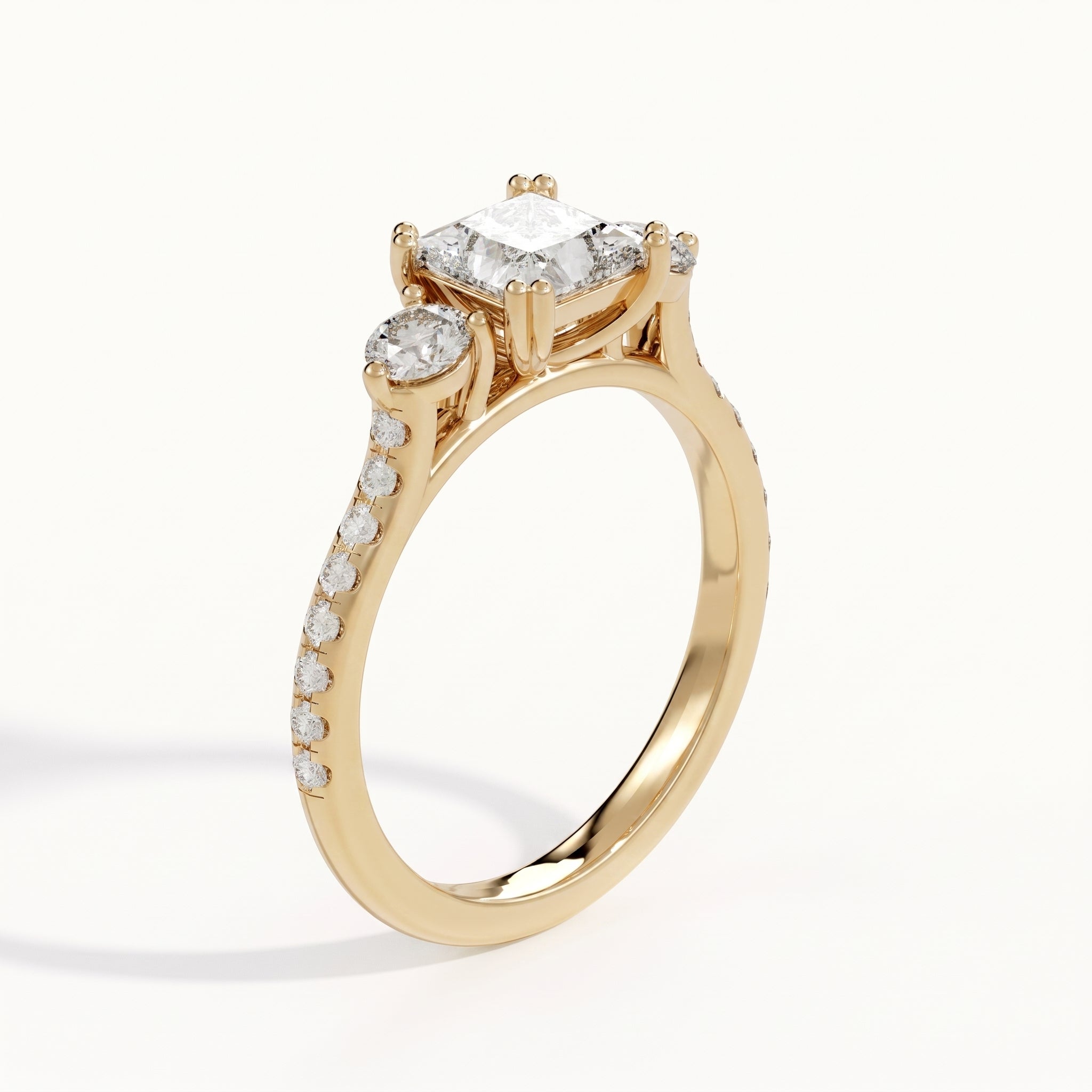 Monica - Yellow Gold - monica-YG-princess-angle