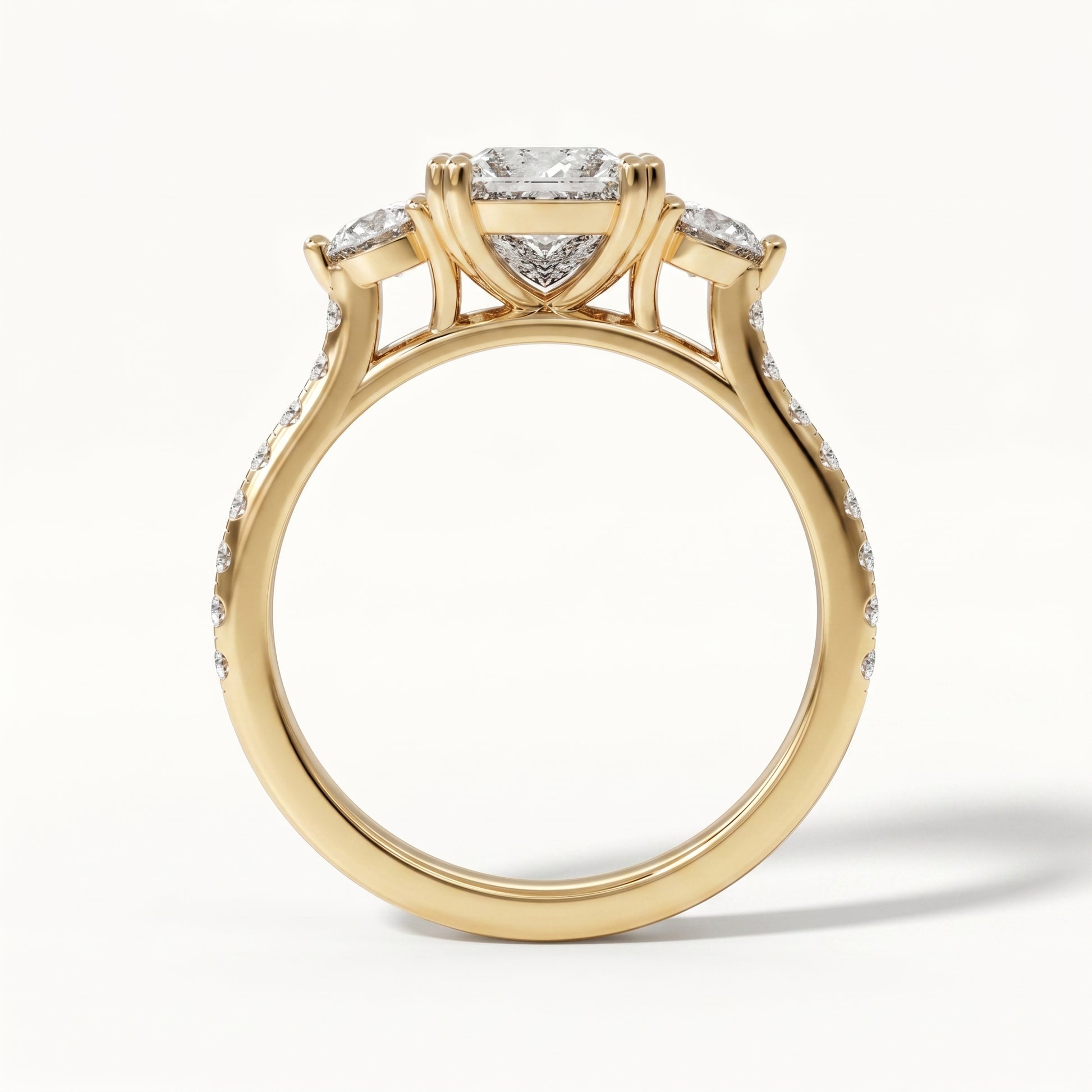 Monica - Yellow Gold - monica-YG-princess-front