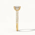 Monica - Yellow Gold - monica-YG-princess-side